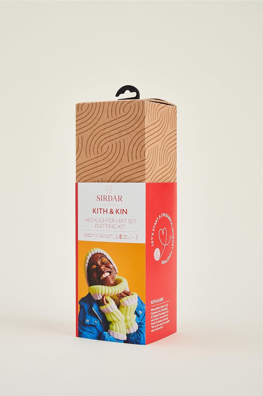 Sirdar Kith & Kin, Highlighter Hat Set Knitting Kit