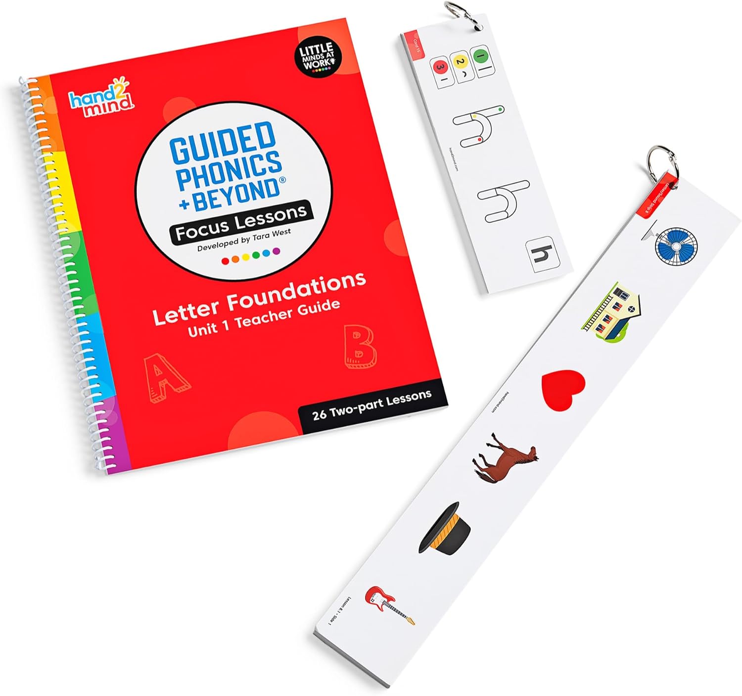 hand2mind Guided Phonics + Beyond Focus Lessons Unit 1 Teacher Guide, Science of Reading Classroom Materials, Kindergarten Homeschool Curriculum Supplies, Early Childhood Education Materials