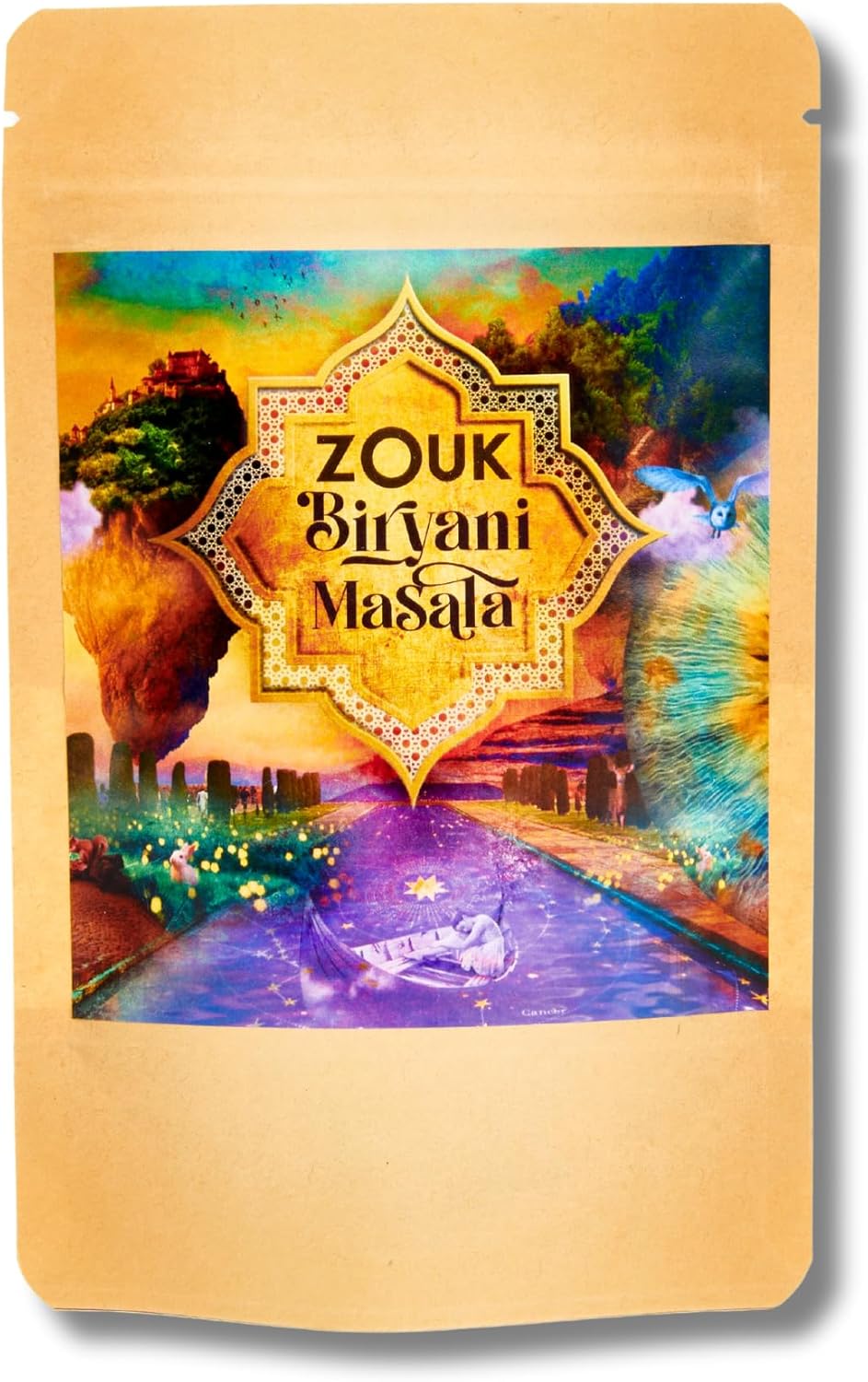 Zouk Biryani Masala Spice Refill | Authentic Indian Spice Blend | Rich & Fragrant Powder | For Biryani & Rice Dishes | Vegan Friendly (60g)