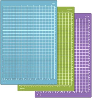 ReArt Cutting Mats for Cricut Joy Xtra - Variety Mats 1 Pack Standard Grip Mat, 1 Packs Light Grip Mat & 1 Pack Strong Grip Mat