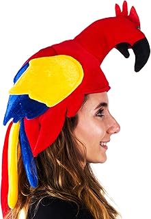 Tigerdoe Parrot Head Costume Hat - Hawaiian-Themed Crazy Hat for Jimmy Buffet Fans