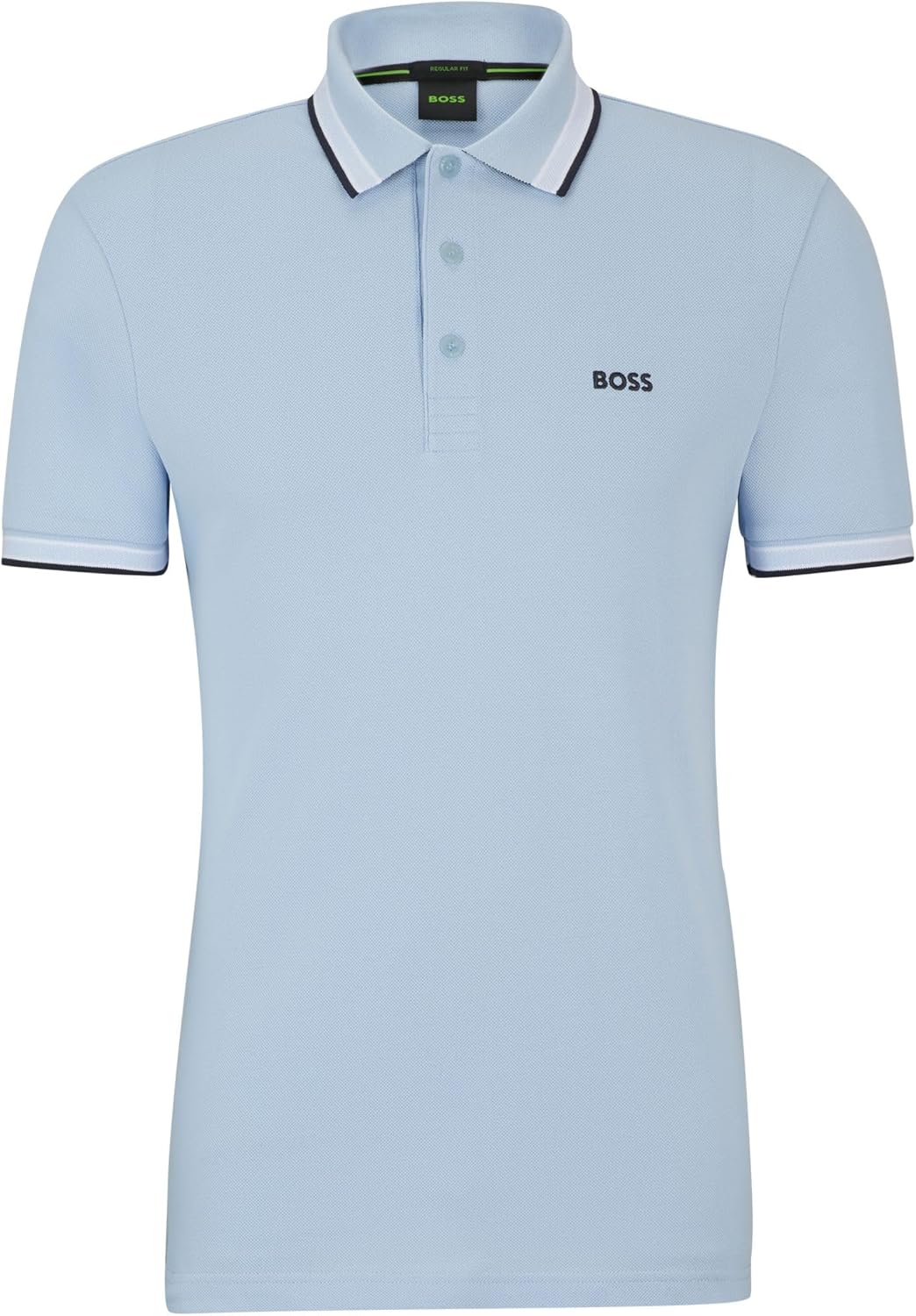 BOSS Mens Polo Shirt Short Sleeve Lifestyle Cotton