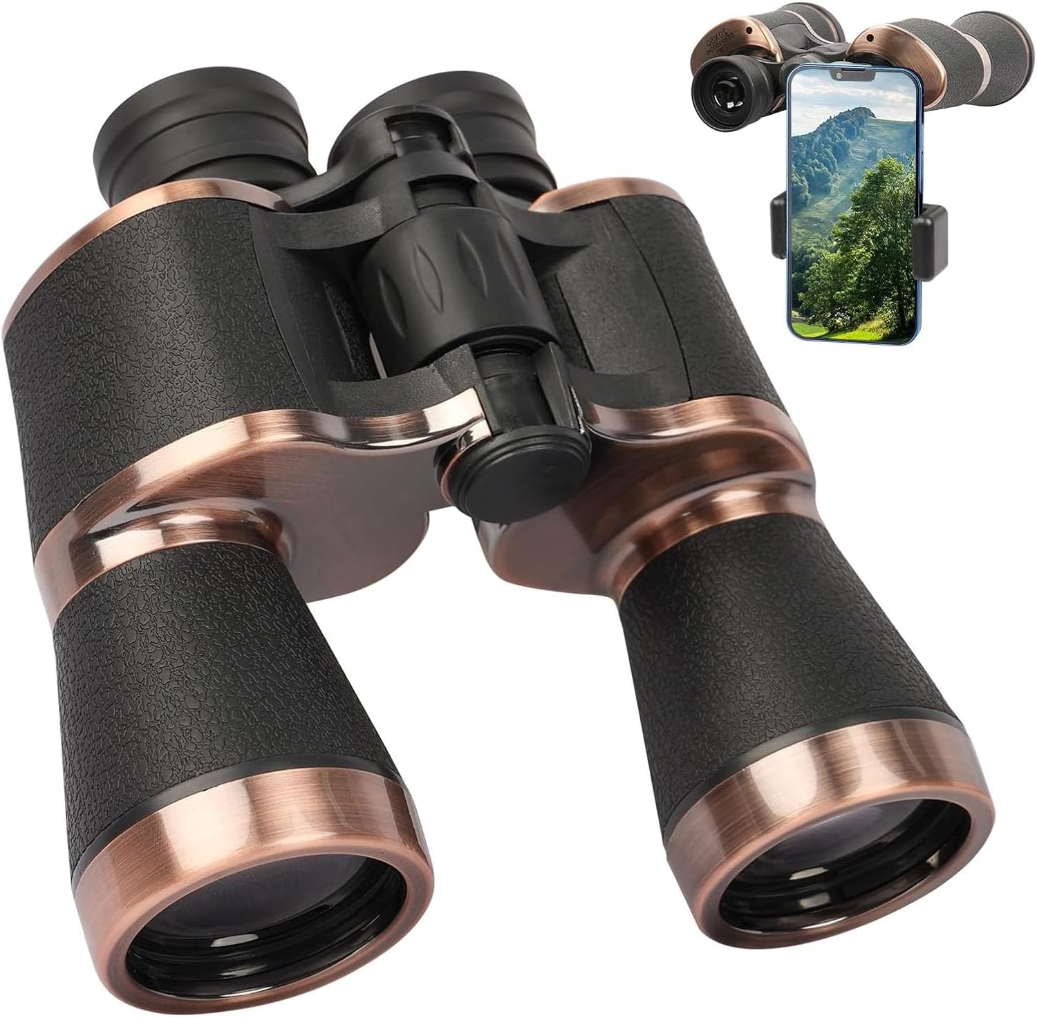 20x50 Binoculars for Adults, Binoculars HD High Powered Professional Binoculars for Bird Watching Travel Stargazing Concerts Outdoor Sports-BAK4 Prism FMC Lens,Waterproof, Fogproof with Phone Adapter