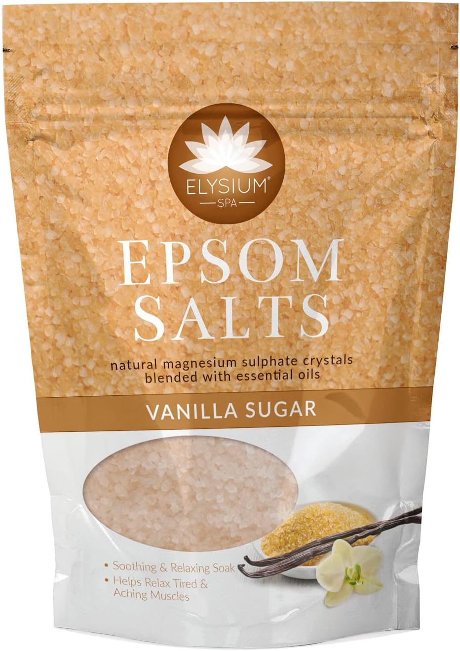 Elysium Spa Natural Vanilla Epsom Bath Salts