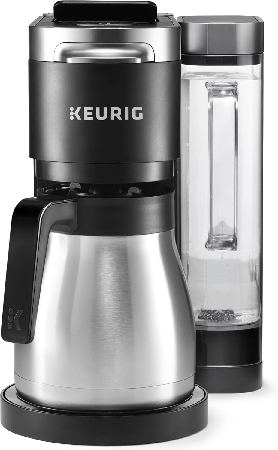 Keurig K-Duo Plus Single Serve & Carafe Coffee Maker, Multi-Position 60oz Removable Reservoir, Programmable Auto Brew Carafe, Black
