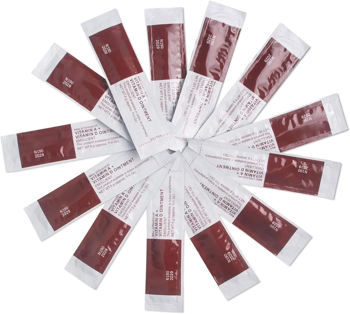 Tattoo Scar Repair Gel 50Pcs -Vitamin A&D Ointment for Tattoo Aftercare,Dry Skin & Scar Fading for Skin Moisturising & Makeup Microblading
