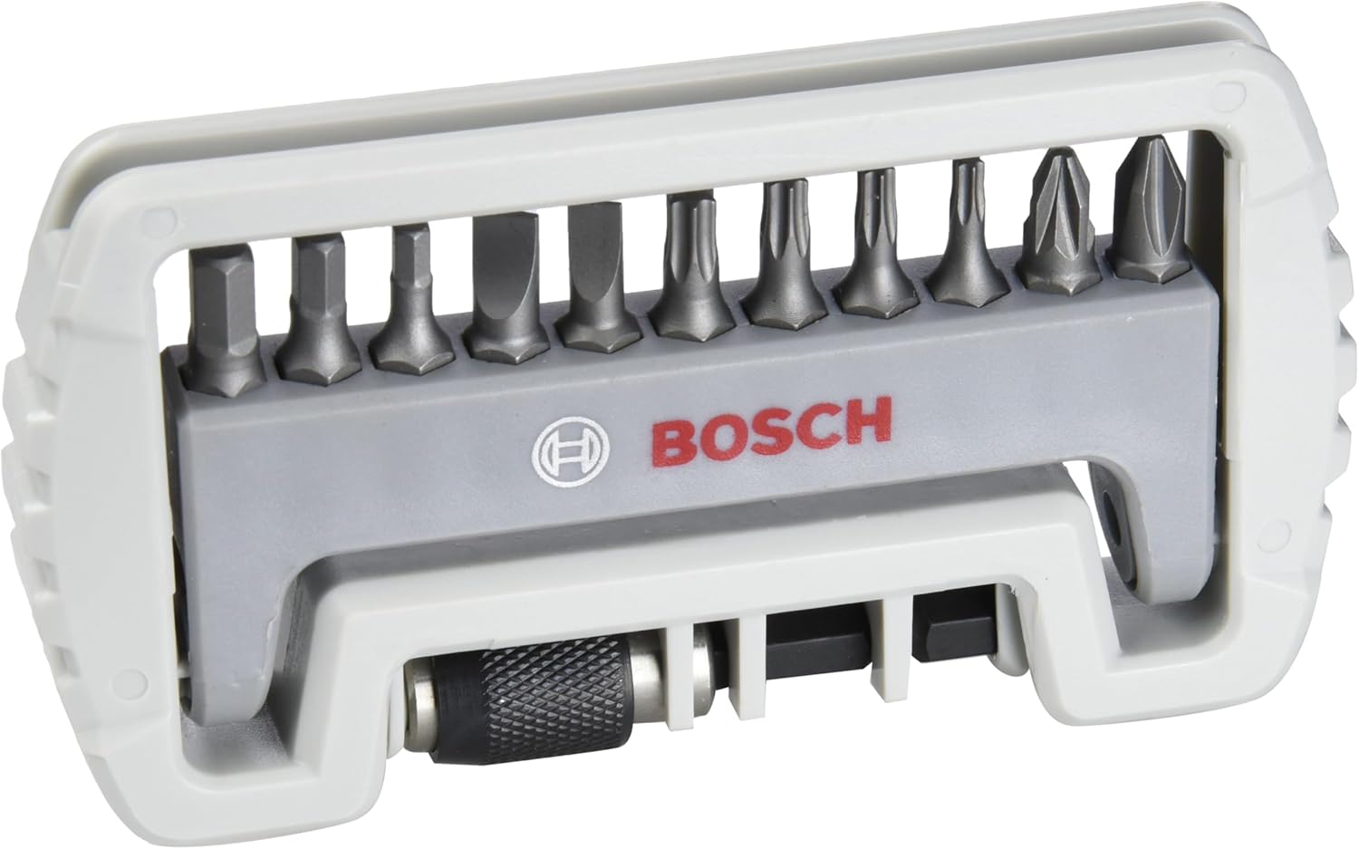 Bosch 2608522131 Screwdriver Bit Set includes Bit Holder (11-Piece)
