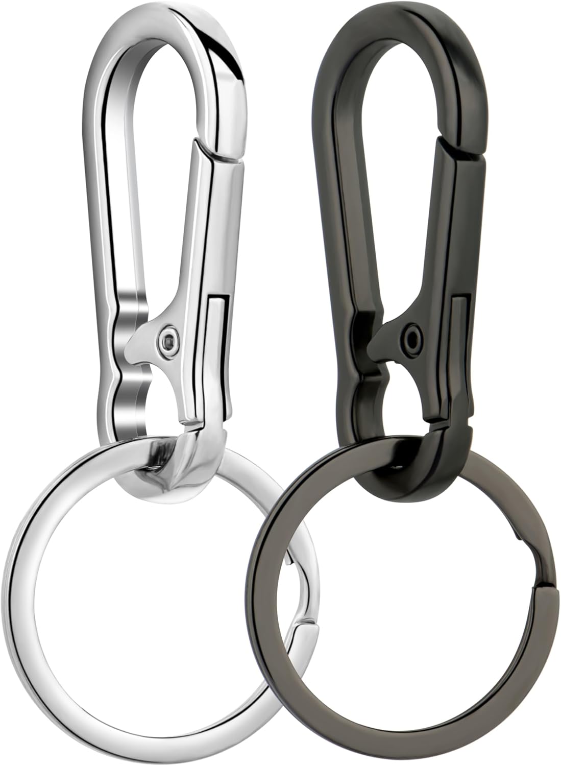 Wikavanli Metal Keychains Keyring Key Chain Ring Clip Holder Organizer for Home Car Keys Key Finder Women Men