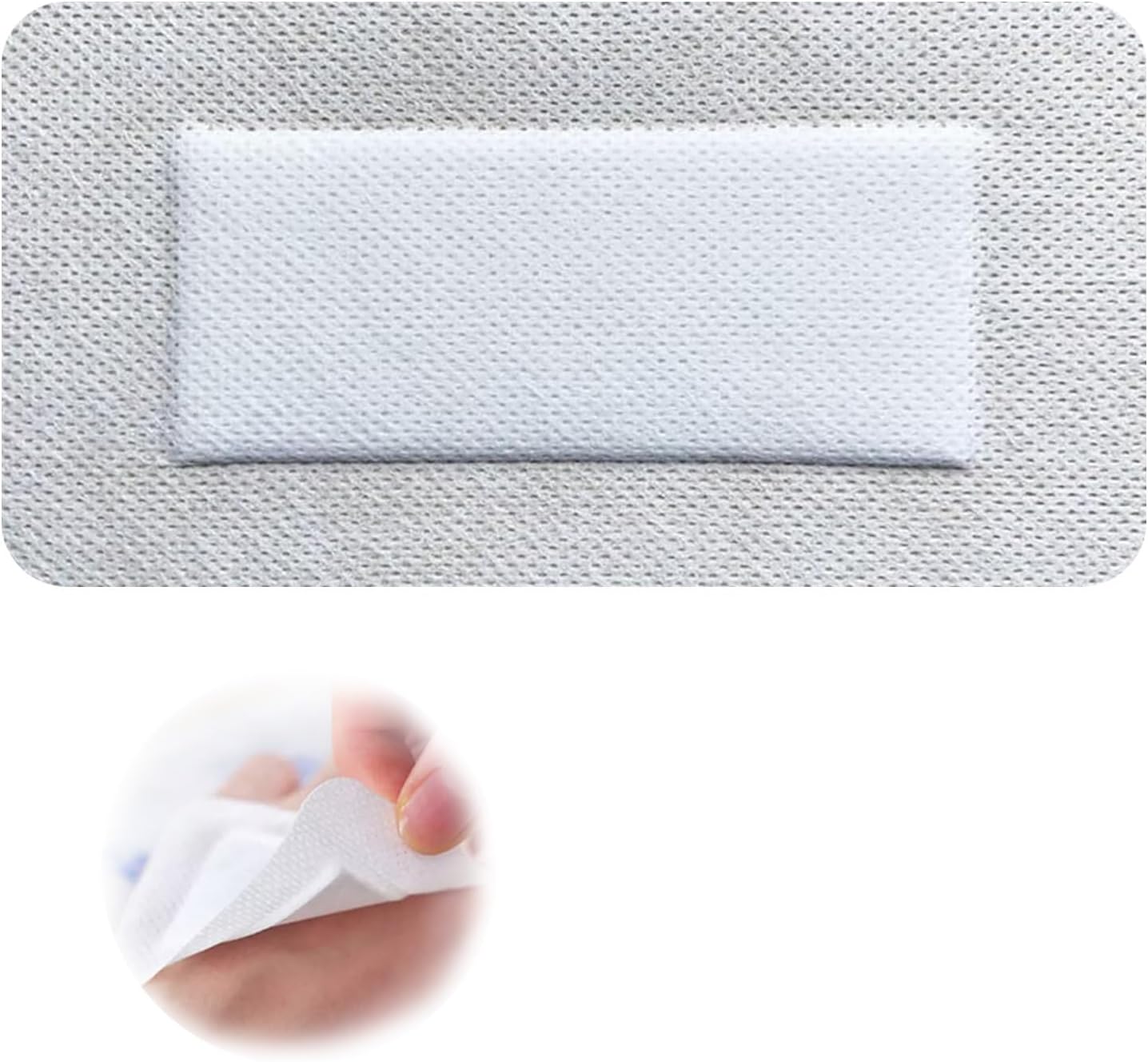 12 Pcs Adhesive Wound Dressings (100mm X 150mm) - Sterile Dressings for Wounds, Cuts, Grazes, Diabetic Leg Ulcers, Venous Leg Ulcers & Small Pressure Sores- Hypoallergenic Plasters for Wounds