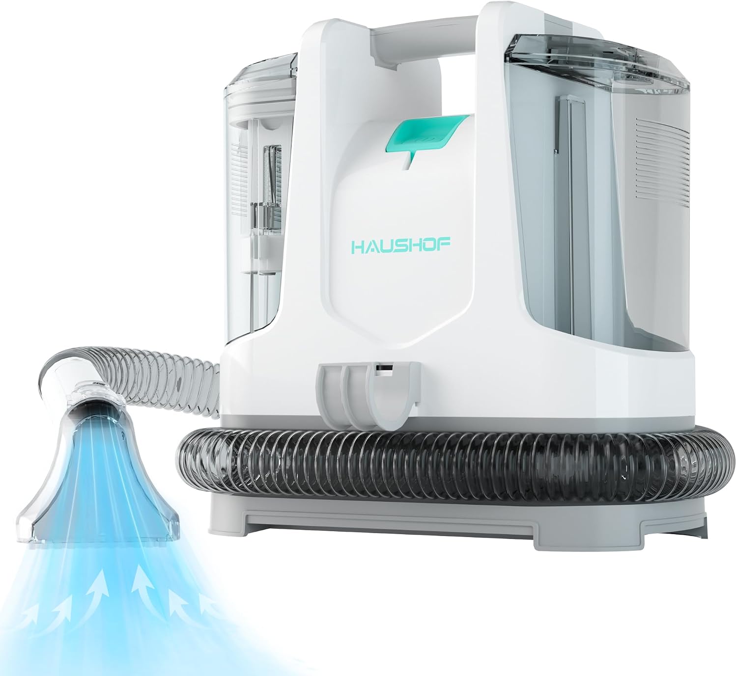 HAUSHOF 400 W Portable Carpet Cleaner, Upholstery Spot Cleaner