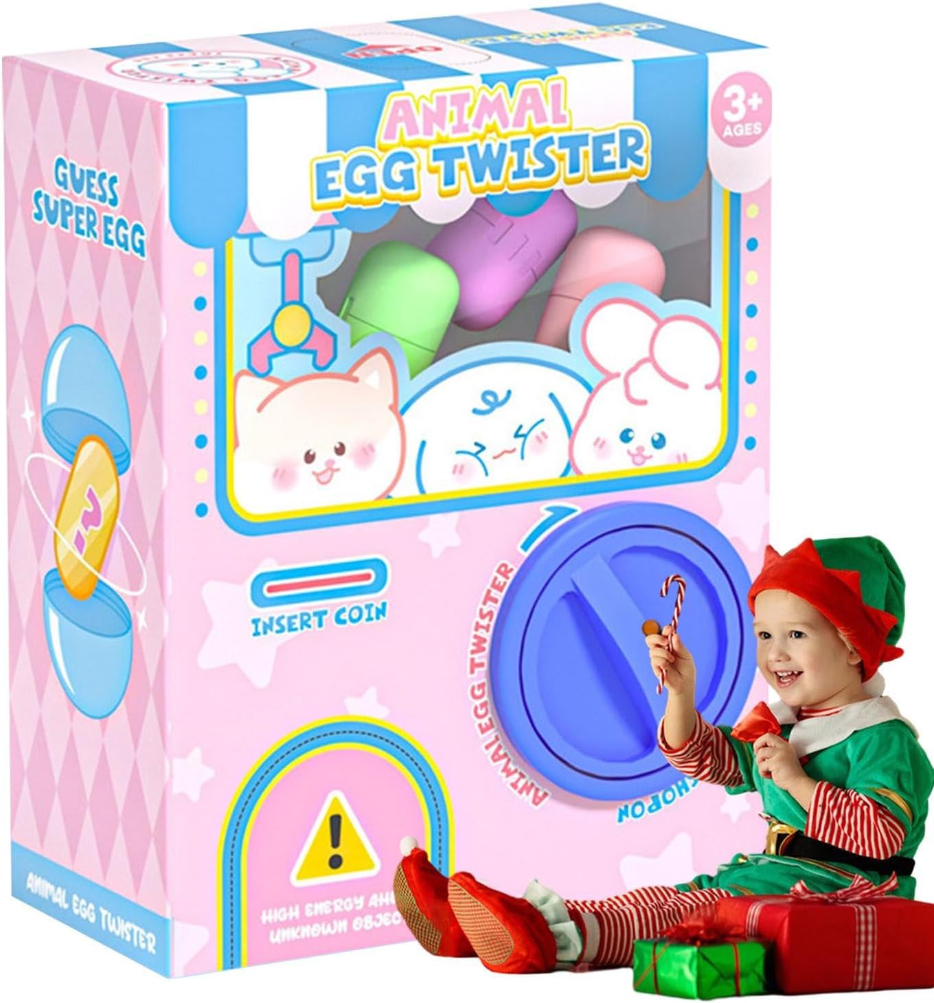 Egg Claw Machine, Easter Eggs capsulees Vending Machine, Prize Dispenser Toys, Creative Suprise Eggs Machine Toy,