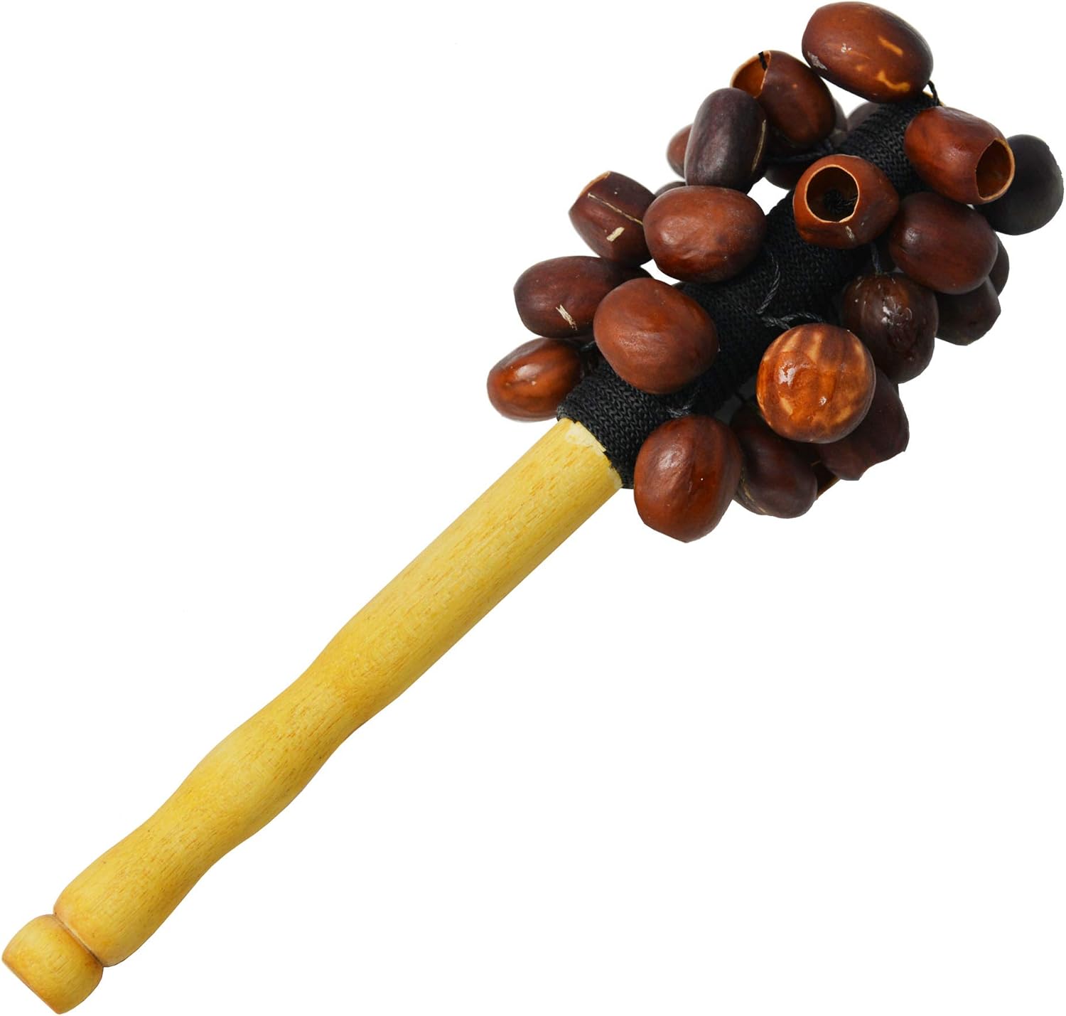 A-Star Handmade Authentic Seed Pod Shell Shaker - 27cm - Percussion Musical Instrument