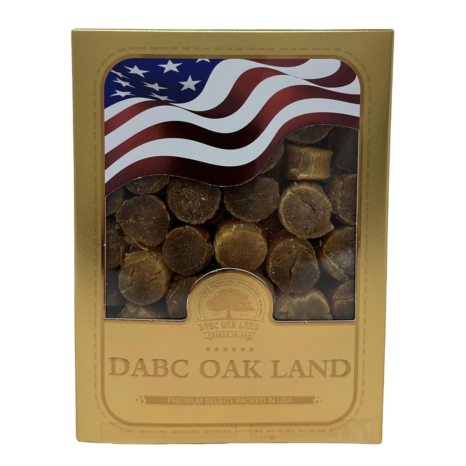 DABC OAK LAND 8OZ Dried Japanese Dried Scallops Conpoy 100% Natural Sun ホタテ貝 大干贝 瑶柱淡干 扇贝海鲜干 Dried Seafood Dried Scallops Grocery Gourmet Food Meat Large 8oz/BOX