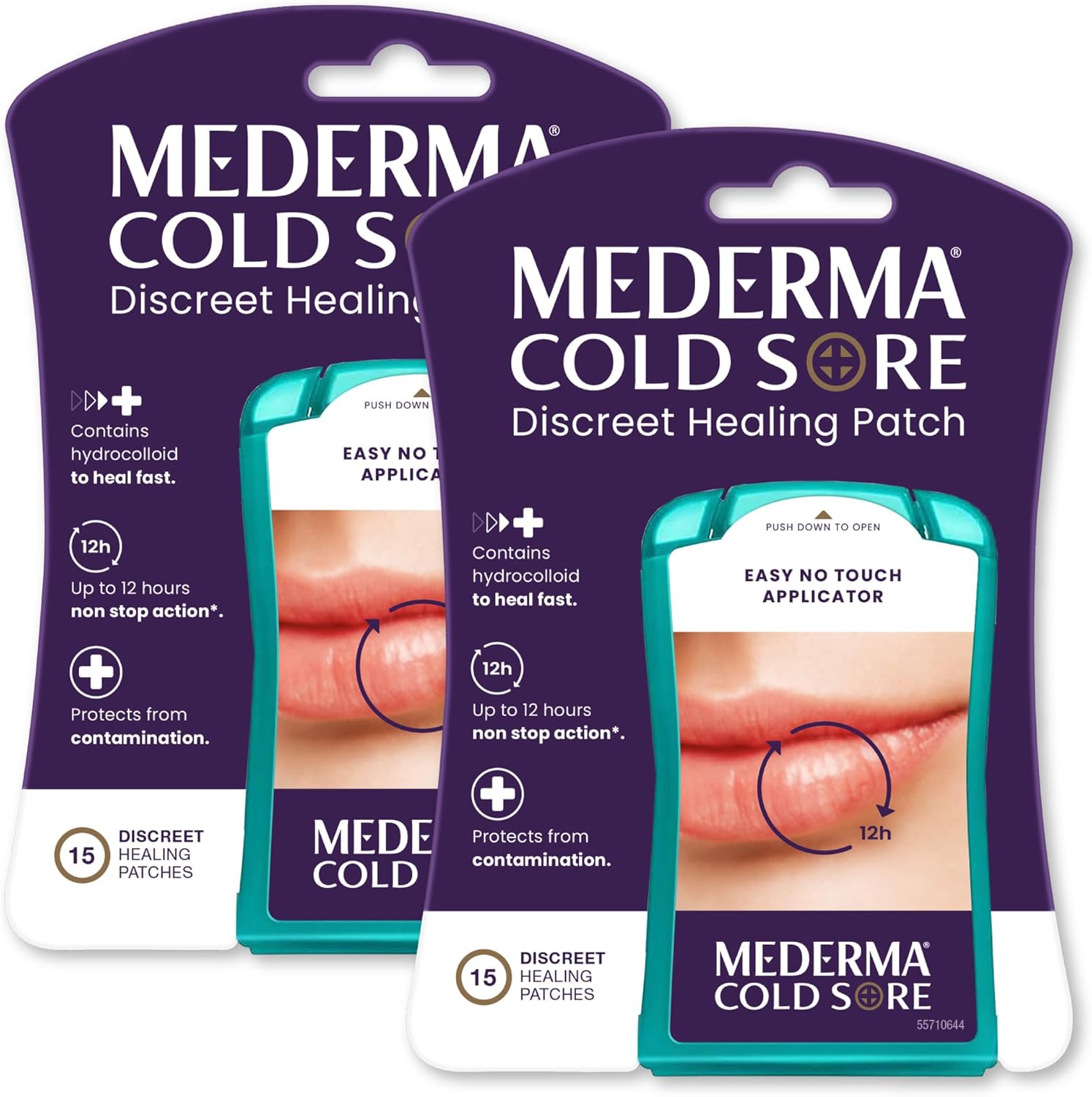 Mederma Discreet Cold Sore Healing Patch - Twin Pack to Protect and Conceal Cold Sores (30 Patches)