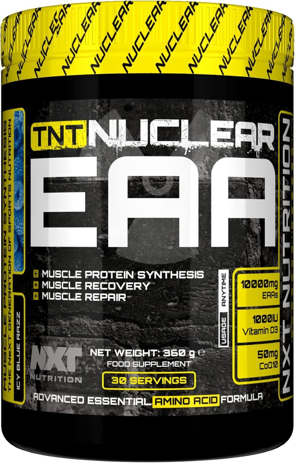 NXT TNT Nuclear EAA's | Performance, Endurance and Energy Support | Amino Acids | (ICY Blue Razz)