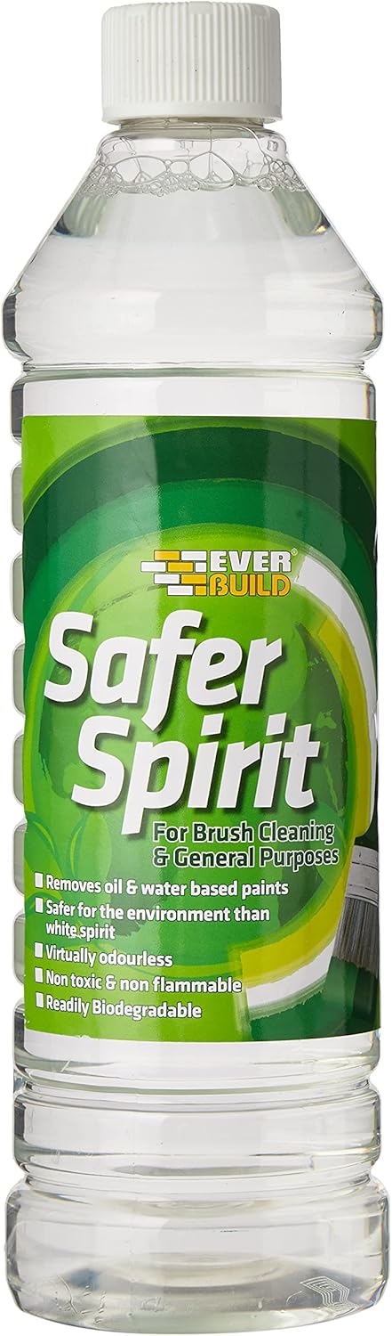 Everbuild Safer Sprit – Non-Toxic – Virtually Odourless – Non-Flammable – Clear – 750ml