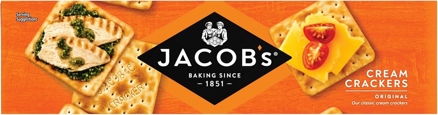 Jacob's Original Cream Crackers, 300 g (Pack of 1)
