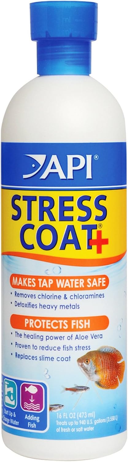 API Stress Coat Aquarium Water Conditioner, 473 ml Bottle