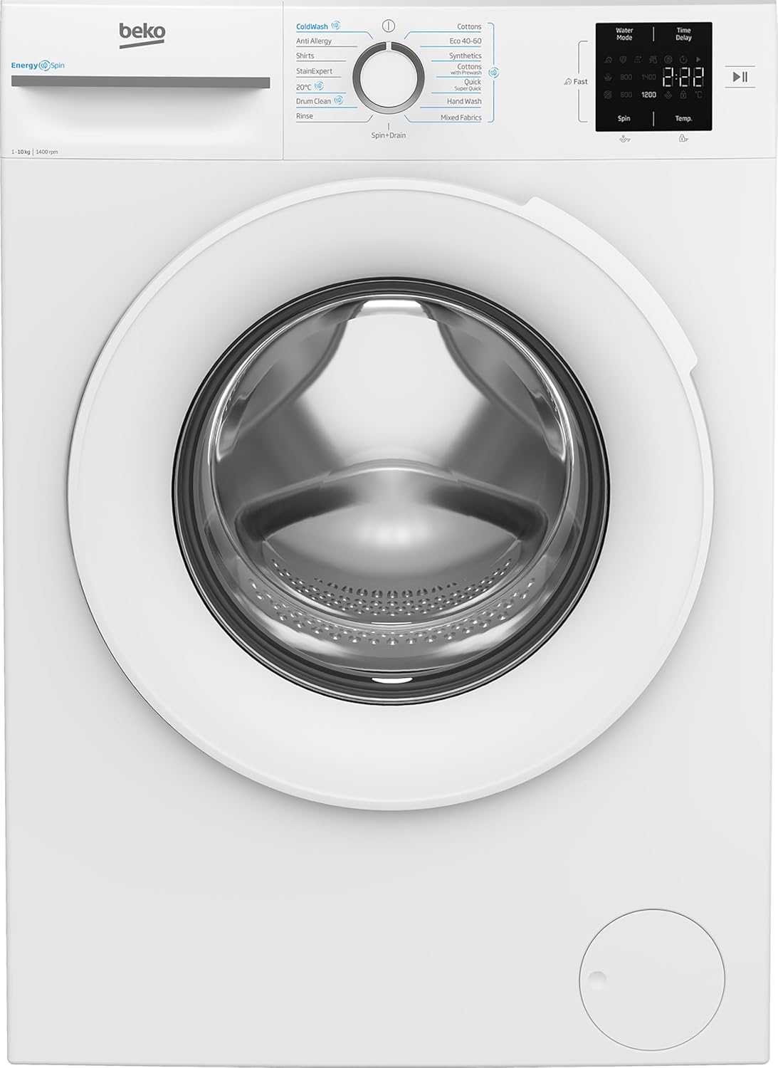 Beko EnergySpin™ B3W31041W 10kg Washing Machine with 1400 rpm - White - A Rated