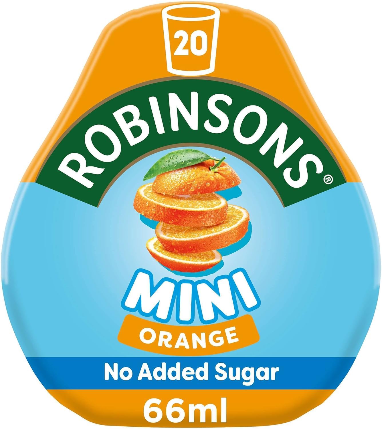 Robinsons Mini Orange - No Added Sugar - Low Calorie, 66ml