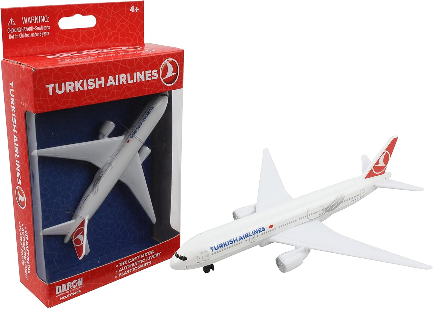 Daron Turkish Airlines Single Plane RT5404 Medium