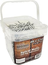 8d x 2-1/2" Spiral Shank Nails Hot Dipped Galvanized (1.5kg / 3.3lb) - DHSN8D25-1.5