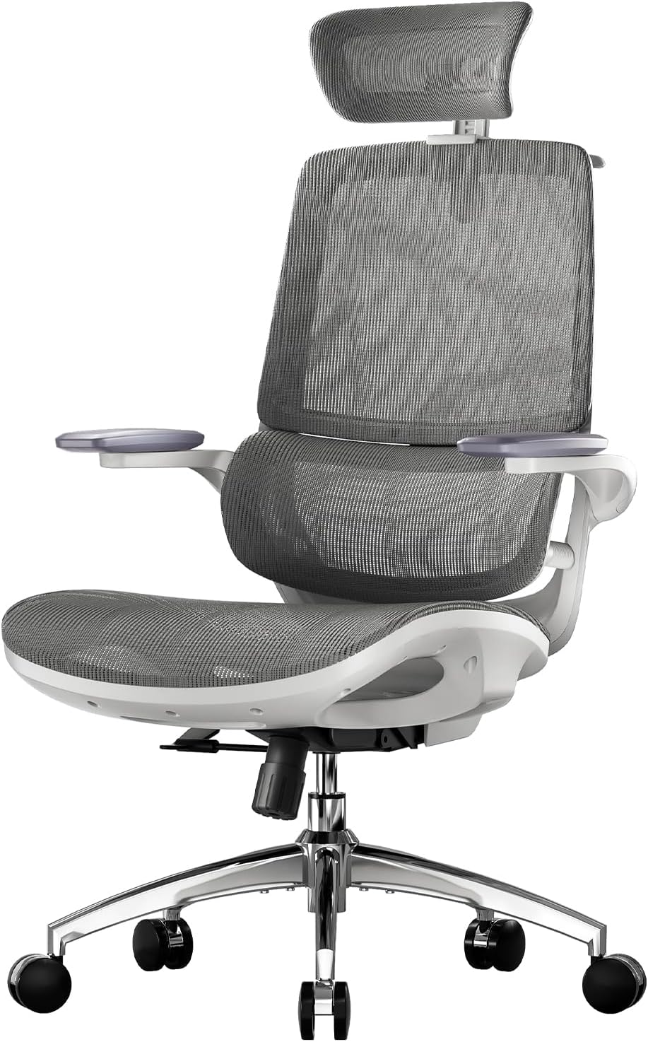 SIHOO M59AS Ergonomic Office Chair, Desk Chair with 3D Coordinated Flip-up Armrests, Computer Chair with Dual Back Design and Adaptive Dynamic Lumbar