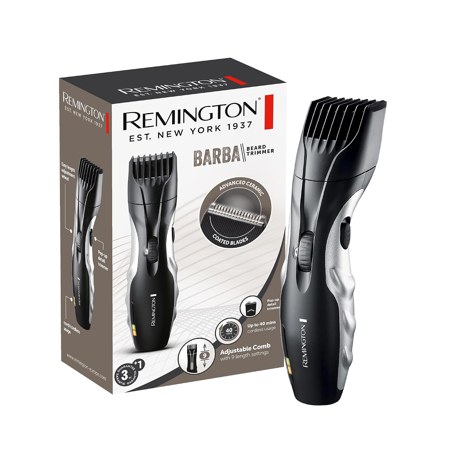 Remington Mb 320 C Beard Trimmer 'Barba'