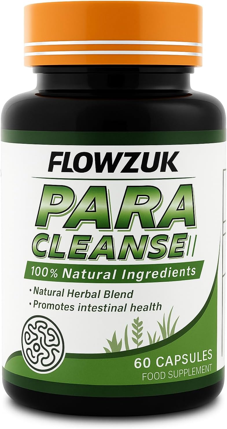 Organic Wormwood Clove and Black Walnut Gut Support Colon Detox for Humans Health Intestinal Strong Natural Cleanse by Flowzuk Capsules