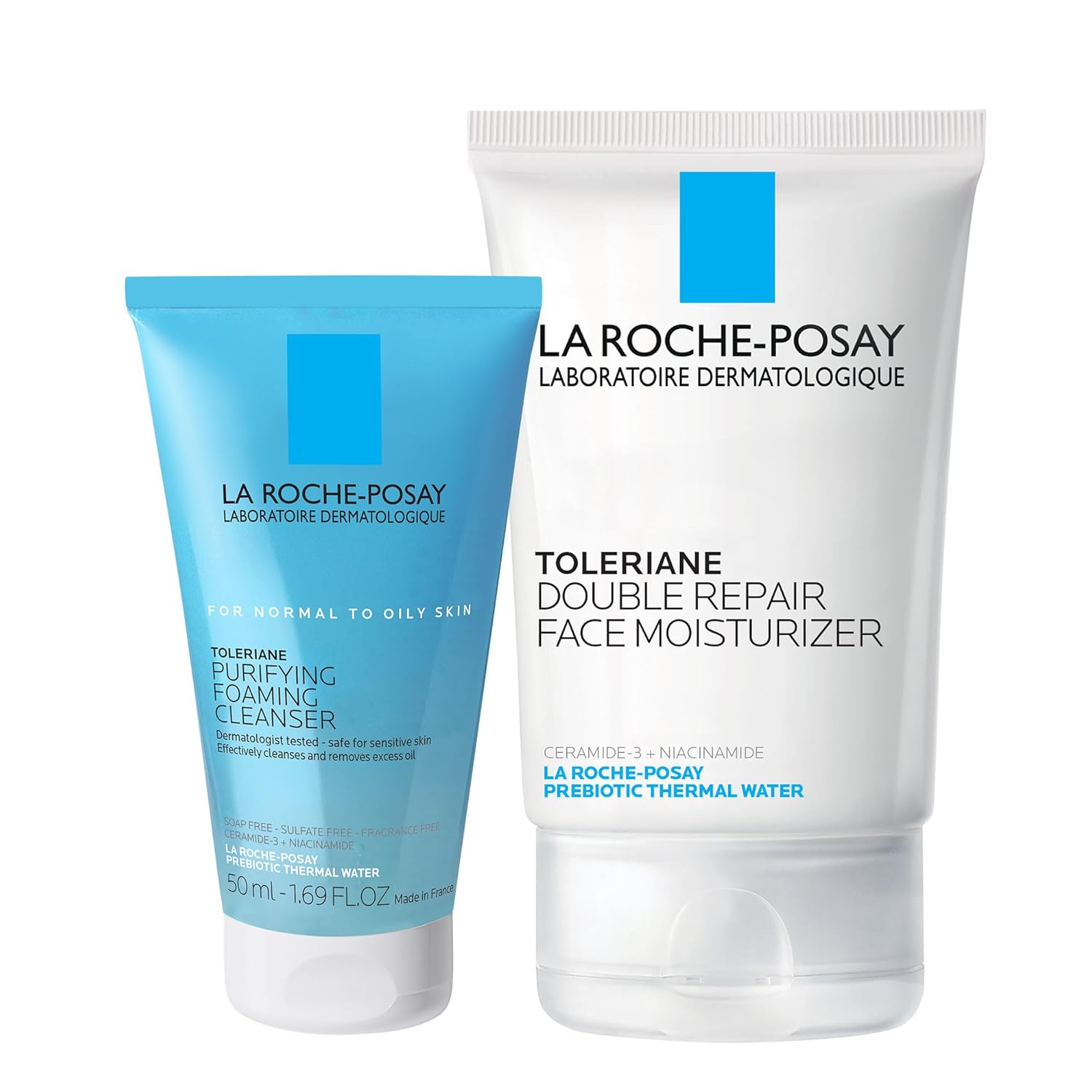 La Roche-Posay Toleriane Double Repair Face Moisturizer, Daily Moisturizer Face Cream with Ceramide & Niacinamide for All Skin Types, Immediate Comfort & Long Lasting Hydration, Fragrance Free