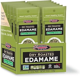 Seapoint Farms Dry Roasted Edamame - Spicy Wasabi - 1.58 Ounce (Pack of 12)