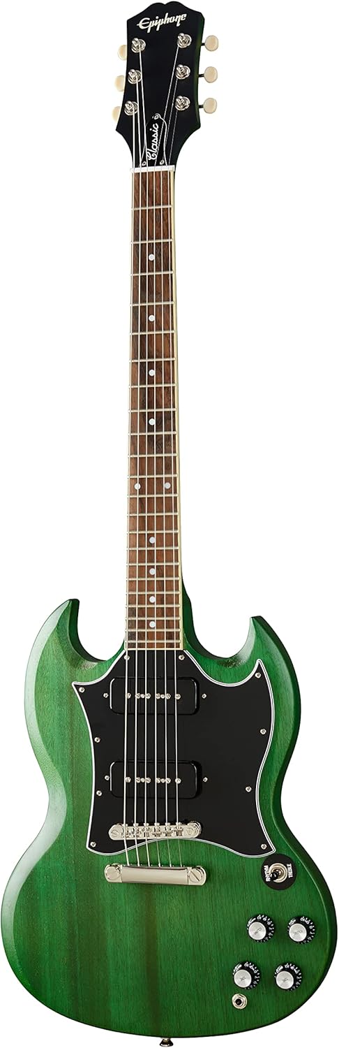 Epiphone SG Classic Worn P90s, Inverness Green