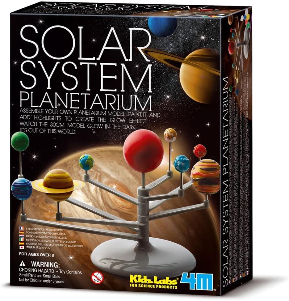 4M KidzLabs Solar System Planetarium Model, Arts & Crafts Science Kit