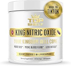 Nitric Oxide Supplement for Men 6-in-1, Alpha Blood Flow, Stamina Booster, Strength, Energy, Endurance | 120 Capsules