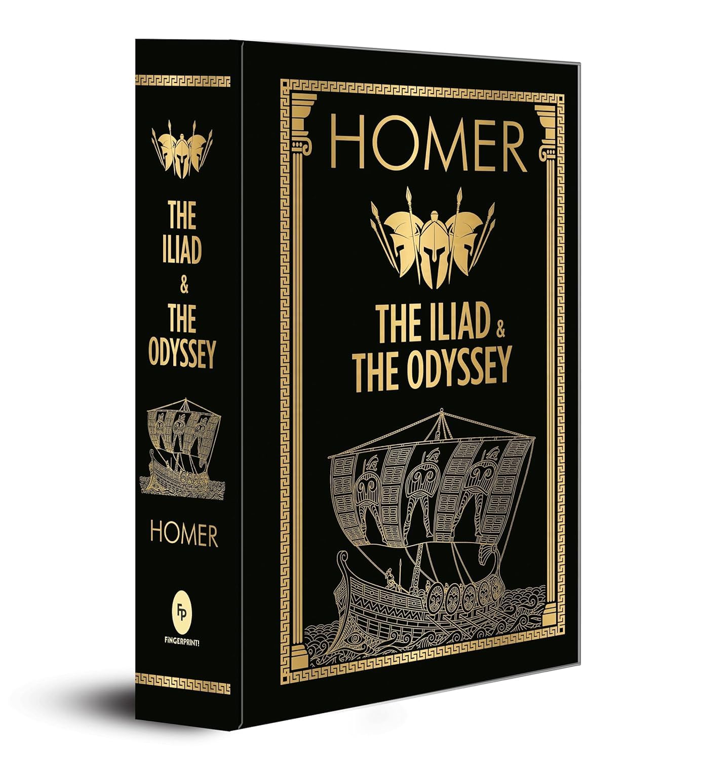 HOMER: The Iliad & the Odyssey (Deluxe Hardbound Edition)