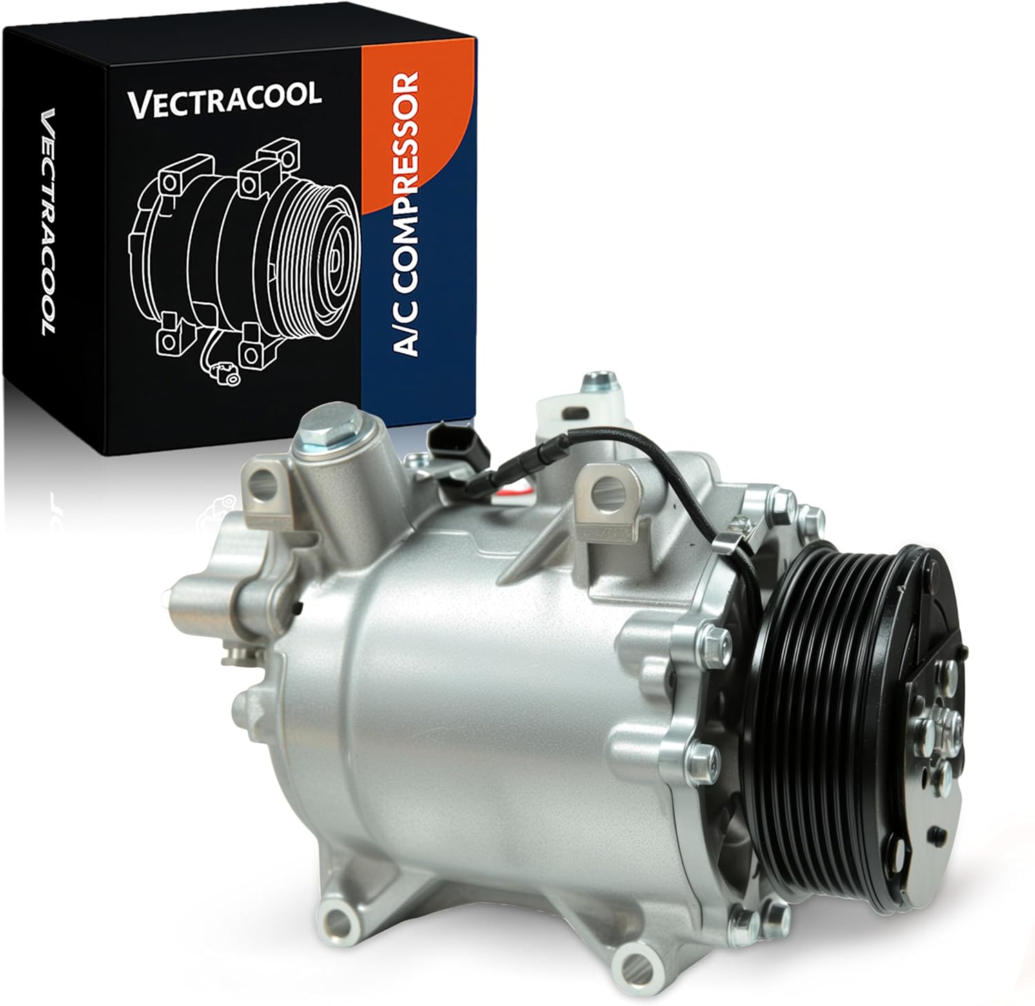 Automotive Air Conditioning Compressor and A/C Clutch IG580 (Fits Honda CR-V 2.4L 2007-2014; Fits Acura RDX 2.3L 2007-2012. Does Not Fit 2015 Honda CR-V Models)