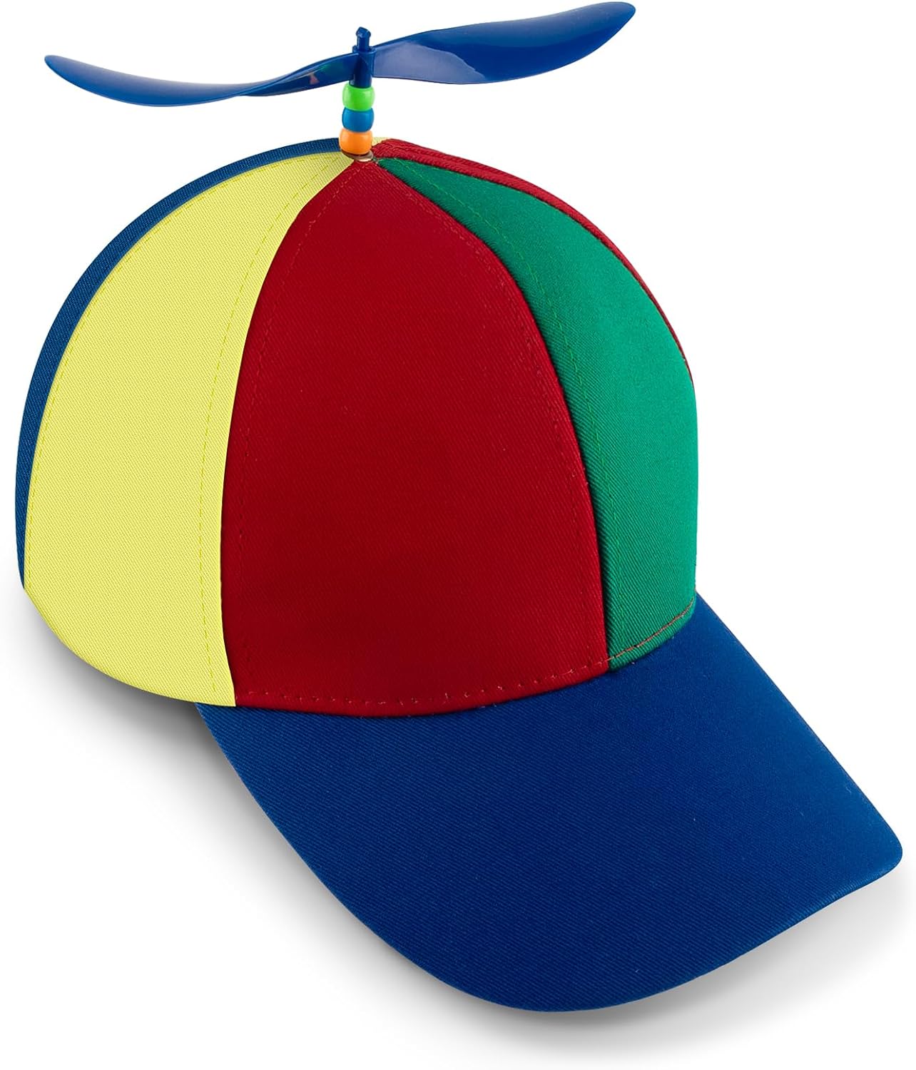 AUEAR, Detachable Adult Propeller Hat Baseball Cap Rainbow Top Hat Brightly Rainbow