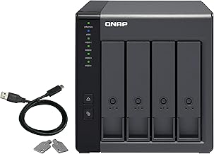QNAP TR-004 4 Bay USB Type-C Direct Attached Storage (DAS) with hardware RAID (Diskless)