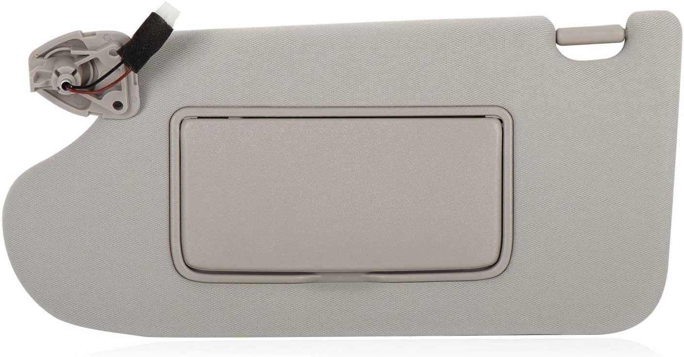Driver Side Sun Visor Gray Compatible with Nissan Altima 2013-2018