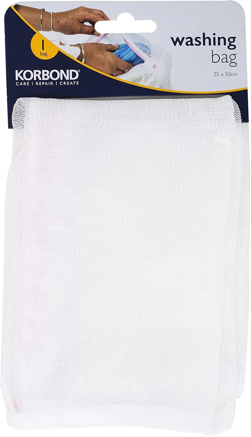 Korbond Washing Bag-113500, Polyester, White, Single Pack