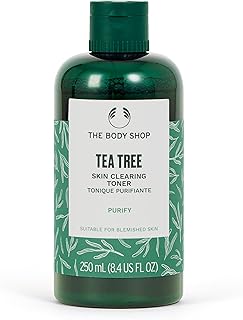 The Body Shop Tea Tree Skin Clearing Mattifying Toner – Purifying Vegan Facial Toner For Oily, Blemished Skin – 8.4 oz