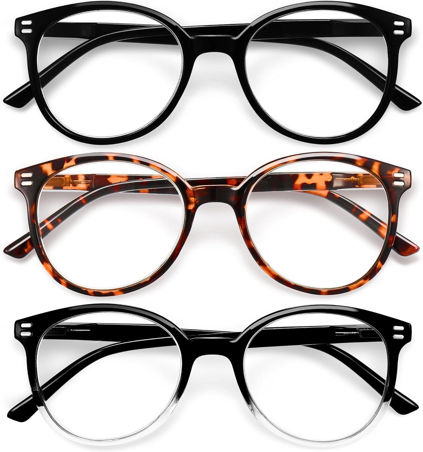 GIBLOGO Reading Glasses for Women/Men Eye Glasses Blue Light Reading Glasses Cheaters Eyeglasses