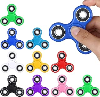 SCIONE Fidget Spinners, 25 Pack Birthday Party Gifts for Adults and Kids, Prize for Classroom, Christmas Party Favors for Kids, Stress Anxiety ADHD Relief Fidgets Toy, Finger Hand Spinner Toys