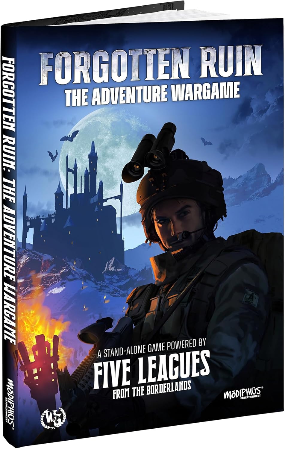 Modiphius Entertainment: Forgotten Ruin - The Adventure Wargame - Hardcover RPG Book, A Stand-Alone Powered by Five Leagues from The Borderlands