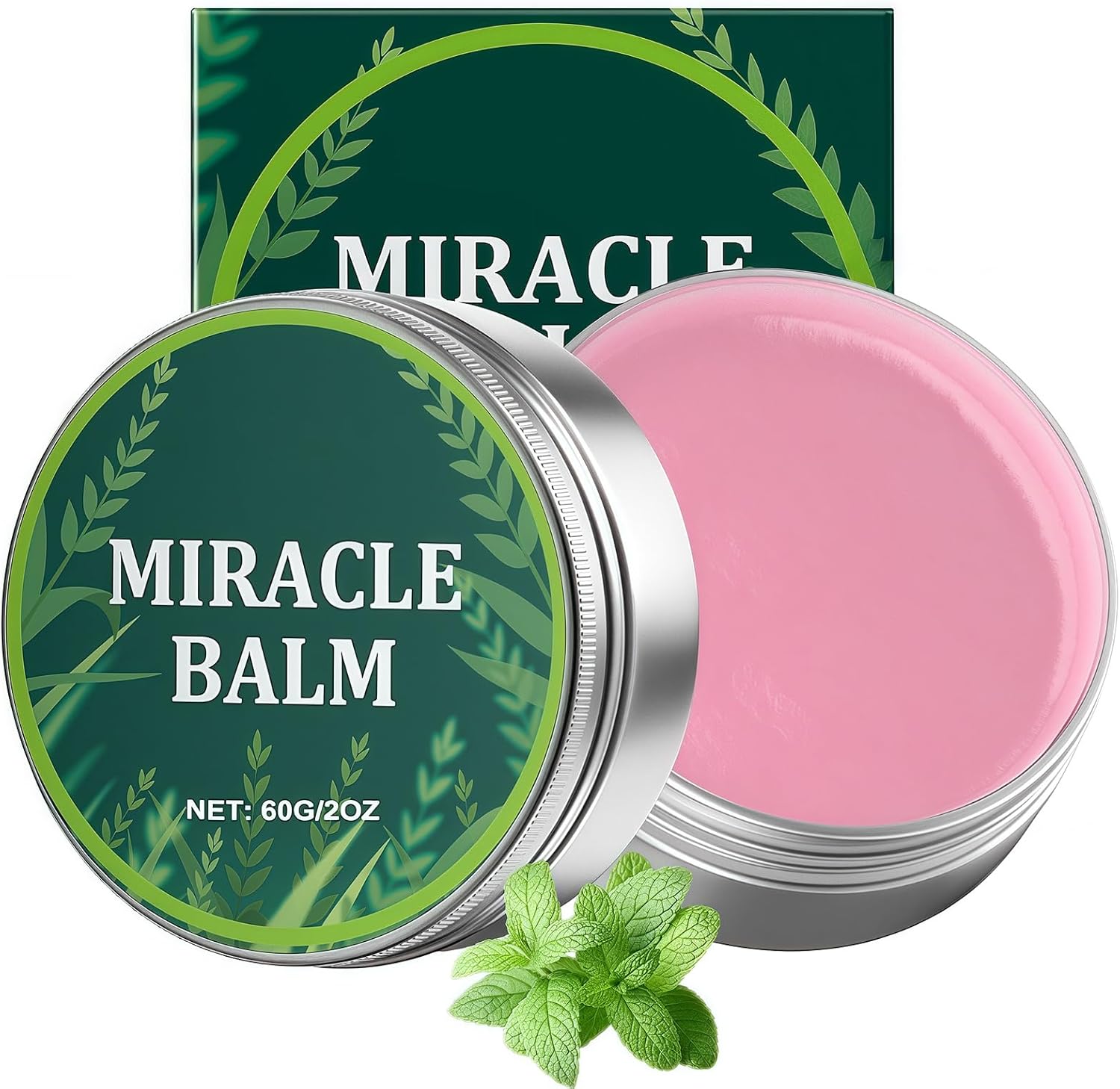 Moisturizing Miracle Balm - For Back, Legs, Feet And Hands Soothing Joint Cream. Relieve Joint Discomfort, Relax Fatigue With This Gentle Botanical Cream, Fast-Absorbing, Non-Sticky Formula