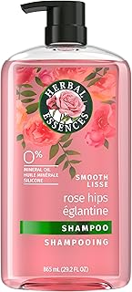 Herbal Essences Rose Hips Shampoo - Smooth, Shiny Hair with Vitamin E & Jojoba, Safe for Color Treated Hair, Floral Scent, Cruelty-Free, Dermatologist-Tested, 29.2 Fl Oz