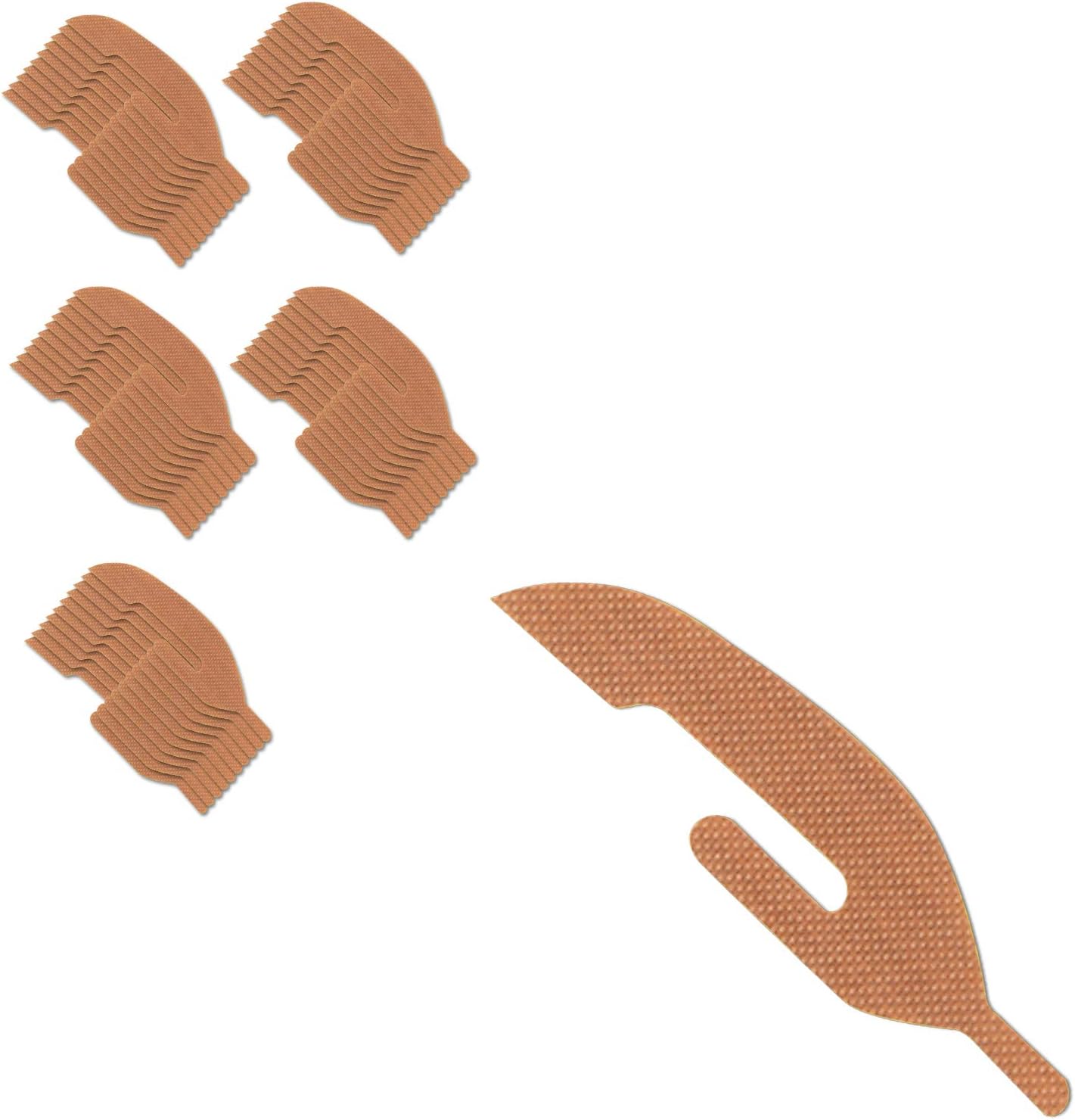 Gomake Bodyguard Vinyl Backing Cutter Knife PTFE-Coating Sticker, Pack of 50