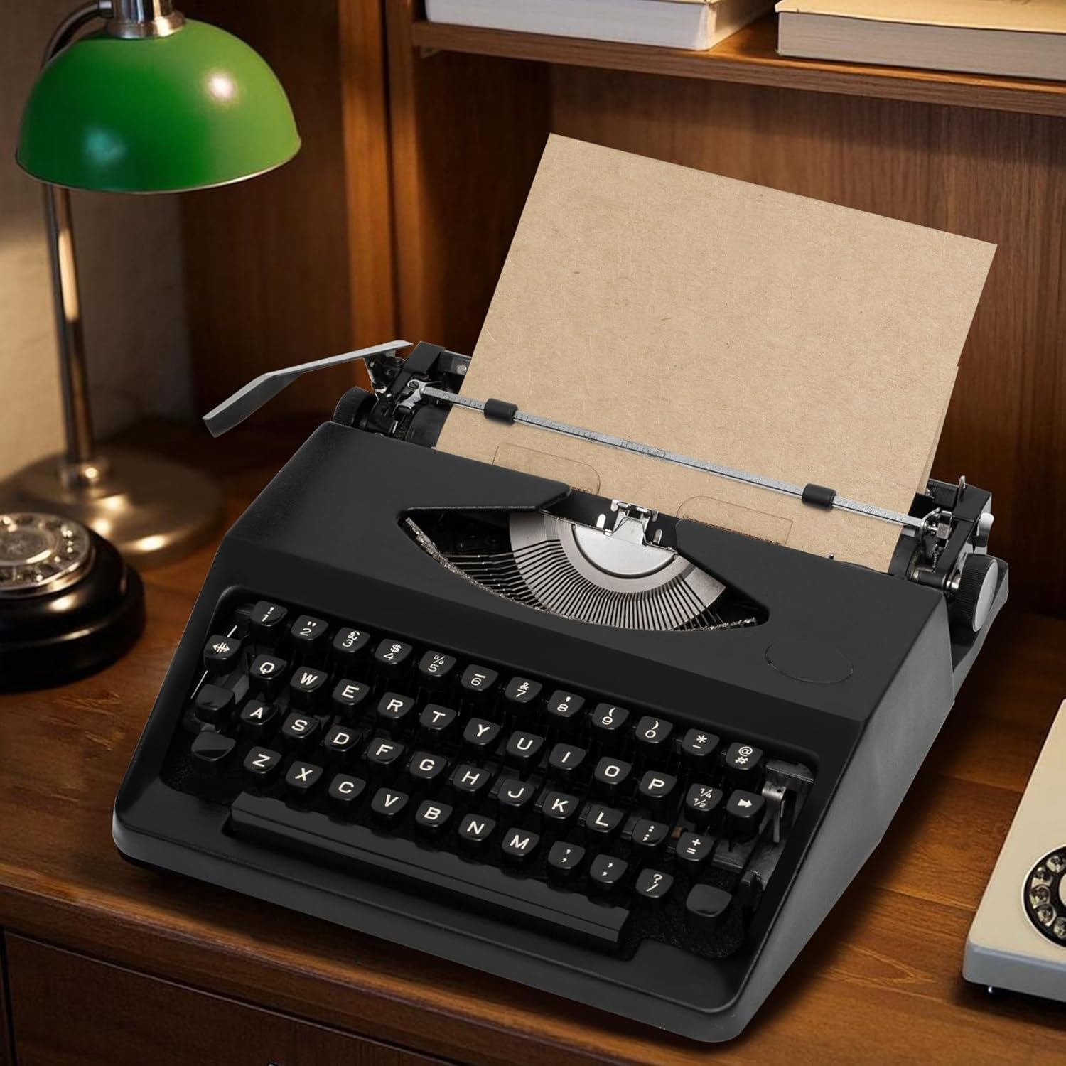 [Limited Edition - Discontinued] Vintage Manual Typewriter (Artisan Restored Collector's Piece) — Timeless Mechanical Aesthetic Heirloom/STEAM Educational Tool/Retro Writing Relic