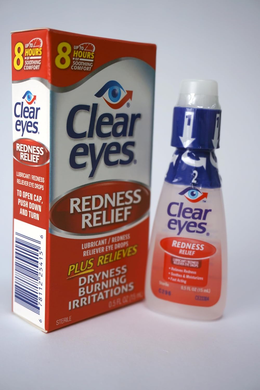 Clear Eyes Maximum Redness Relief Eye Drops 0.50 oz (Pack of 2)