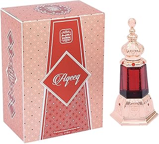 NASEEM Aqeeq Concentrated Perfume Oil Alcohol Free - Spicy Floral Patchouli Perfume - Long Lasting Arabian Perfume Oil for Men 0.61 Fl Oz